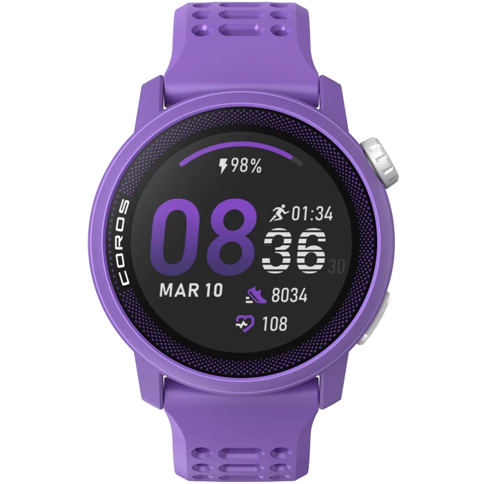 Montre Coros PACE 3 Silicone GPS Sport France Violette | KAU-3466789